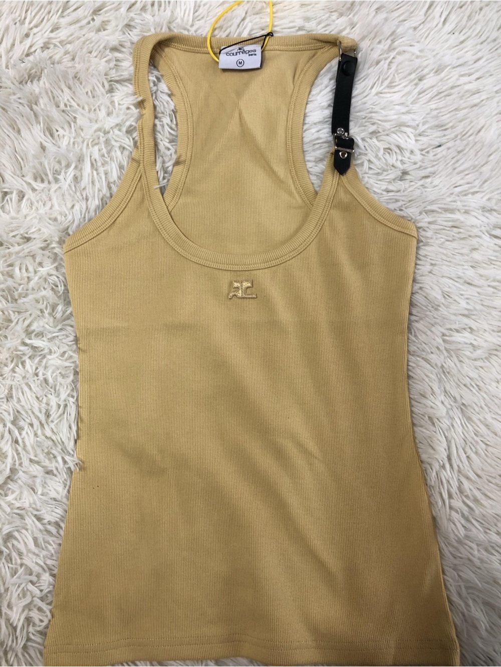 Courrèges Holistic Buckle Tank Top